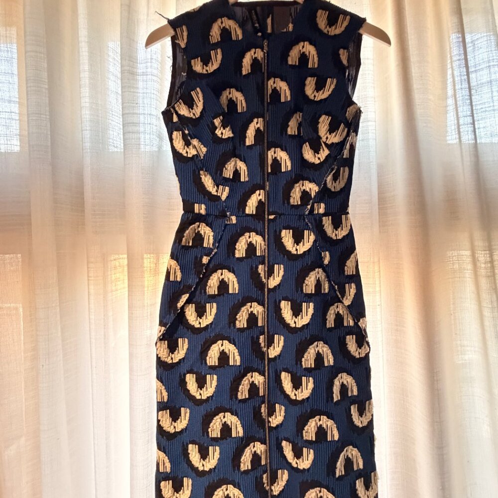 Rachel Comey Abstract Textured Knee Length Dress